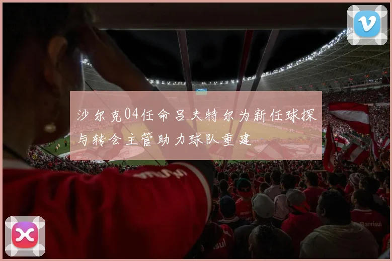 沙尔克04任命吕夫特尔为新任球探与转会主管助力球队重建